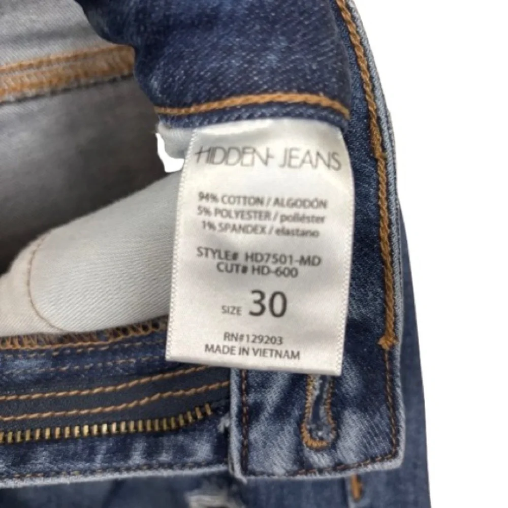 Hidden distressed stretch